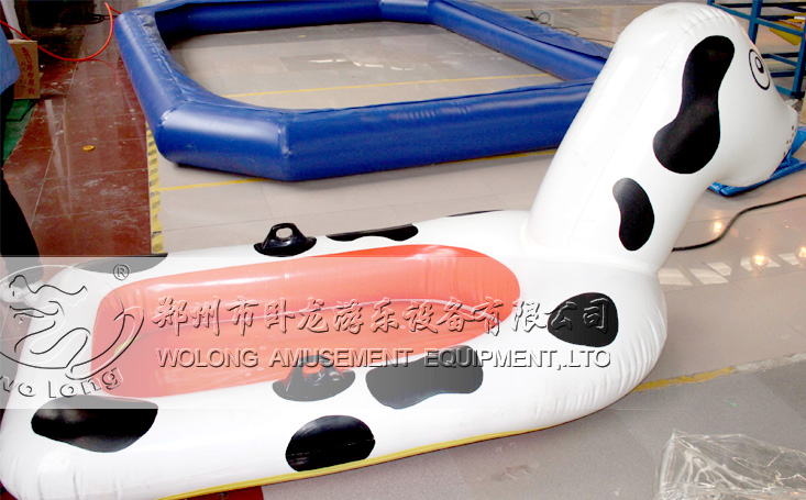 黑點狗趣味水上漂浮物兒童嬉水休閑運動水上游樂設施