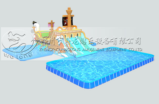 充氣水滑梯_充氣水上樂園,海盜主題水樂園_支架游泳池_充氣游泳池_支架水池_動(dòng)漫水世界_鄭州市臥龍游樂設(shè)備有限公司