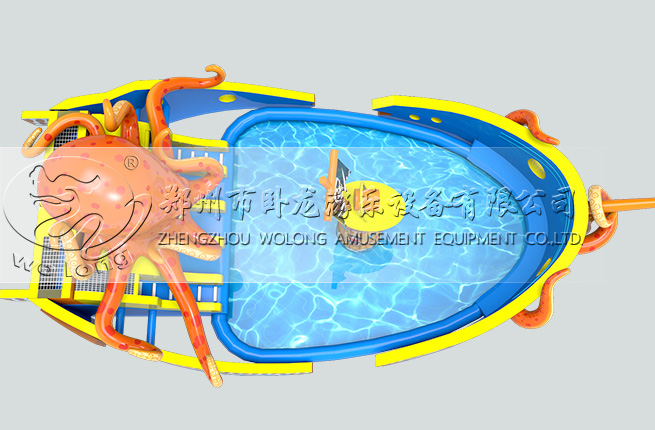 大戰(zhàn)章魚怪_充氣水上樂園,海盜主題水樂園_支架游泳池_充氣游泳池_支架水池_動漫水世界_鄭州市臥龍游樂設(shè)備有限公司
